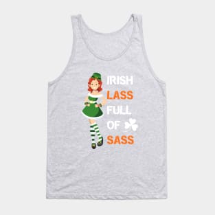 Irish lass full of sass Tank Top